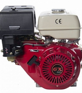 Двигатель GX390e электростартер (аналог HONDA) 13 лс вал 25 мм под шпонку