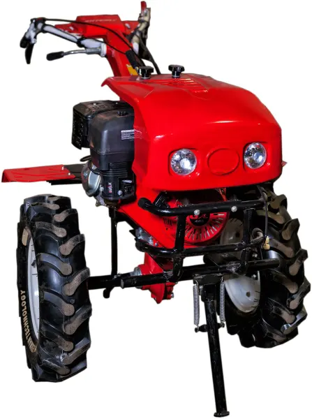 Мотоблок Profi 1900 PRO SERIES 14 л.с С ВОМ (ПОНИЖЕННАЯ ПЕРЕДАЧА 3+1) капот, 2 фары, бардачок — фото 5